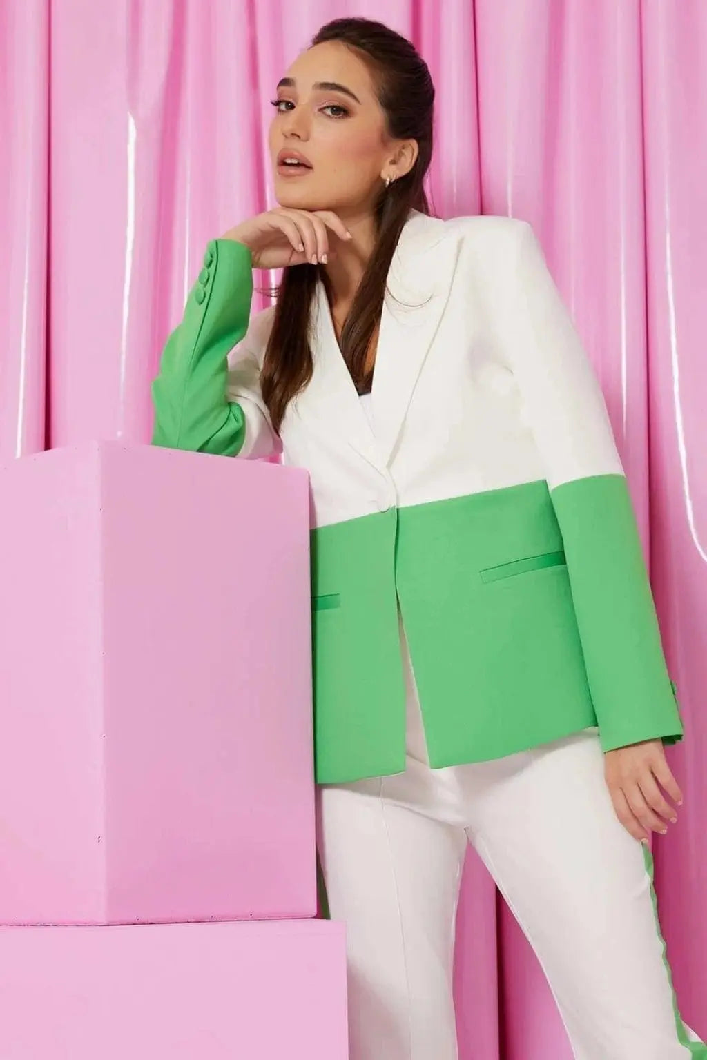 Beautfull In A Bottle Satin Jumpsuits jumpsuits Epicplacess Green S 