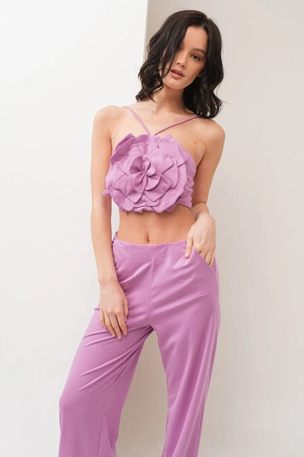 Flower Me Forever Jumpsuits - Pink/Black jumpsuits Epicplacess   