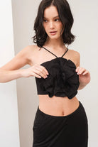 Flower Me Forever Jumpsuits - Pink/Black jumpsuits Epicplacess M Black 