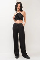 Flower Me Forever Jumpsuits - Pink/Black jumpsuits Epicplacess S Black 