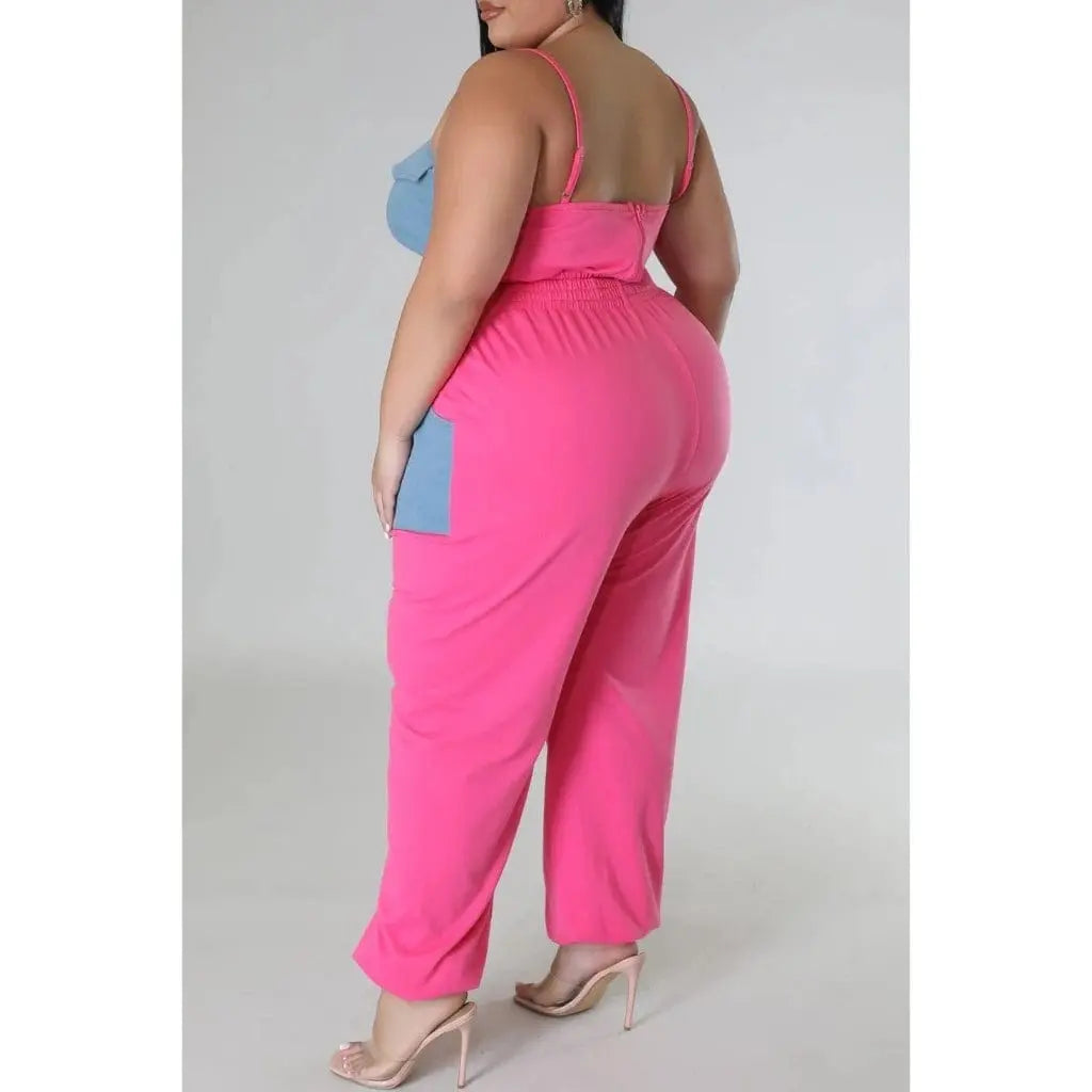 Hot Mama Vibes Pants Set-Pink pants Epicplacess   