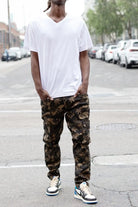 Stitch Relaxed Camo Leaf Cargo Jeans pants Epicplacess   