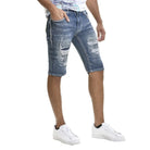 BBS Distressed Raw Hem Slim Denim Shorts Shorts Epicplacess   