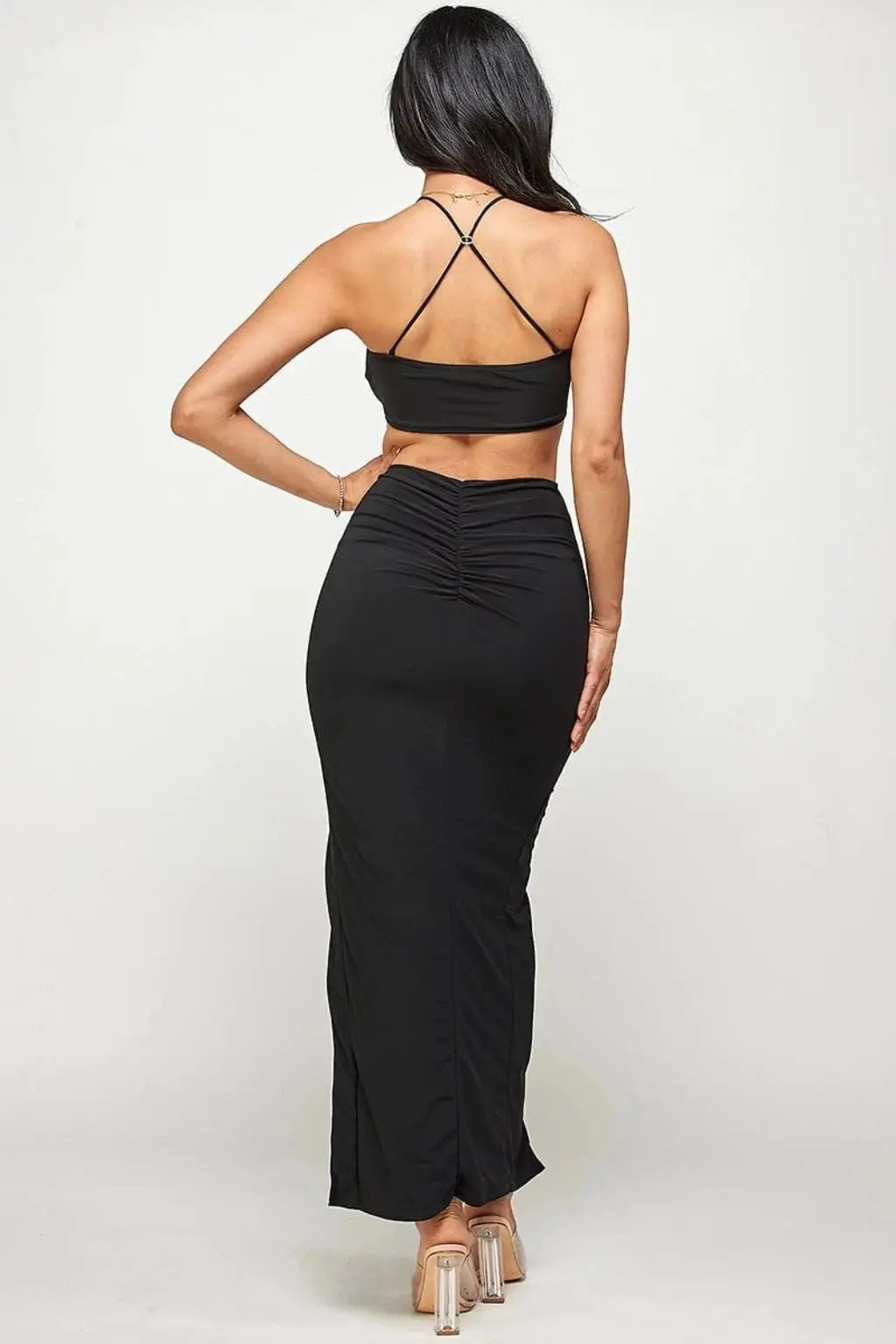 Double Clarissa Skirt Set -Blue SKIRT Epicplacess   