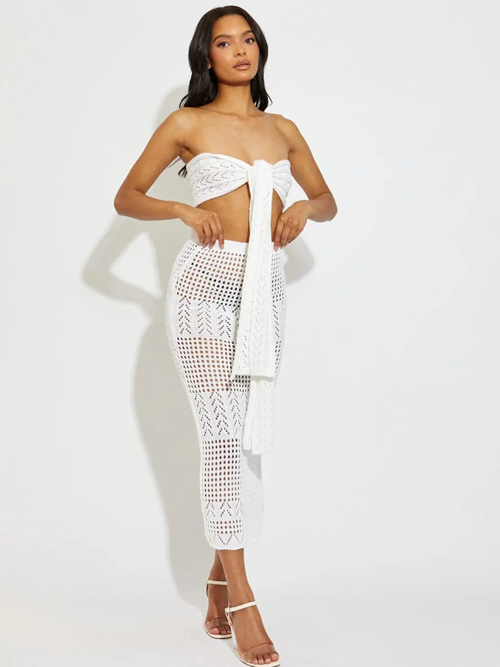 Knock knock Wynona Maxi Skirt Set - Green skirts Epicplacess S White 