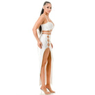 Catiana Feather Skirts Sets - White skirts Epicplacess   