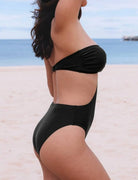 Halter Ruched Cut Out Swimsuit Swimsuit Epicplacess   