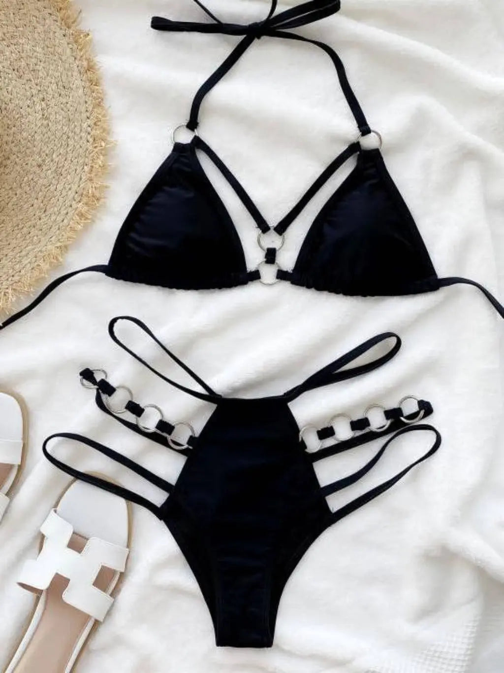 Ibiza Breeze Metallic 2 Piece swimsuit Swimsuit Epicplacess   