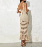 Sweet kama Tassels Cove Dress Swimsuit Epicplacess   