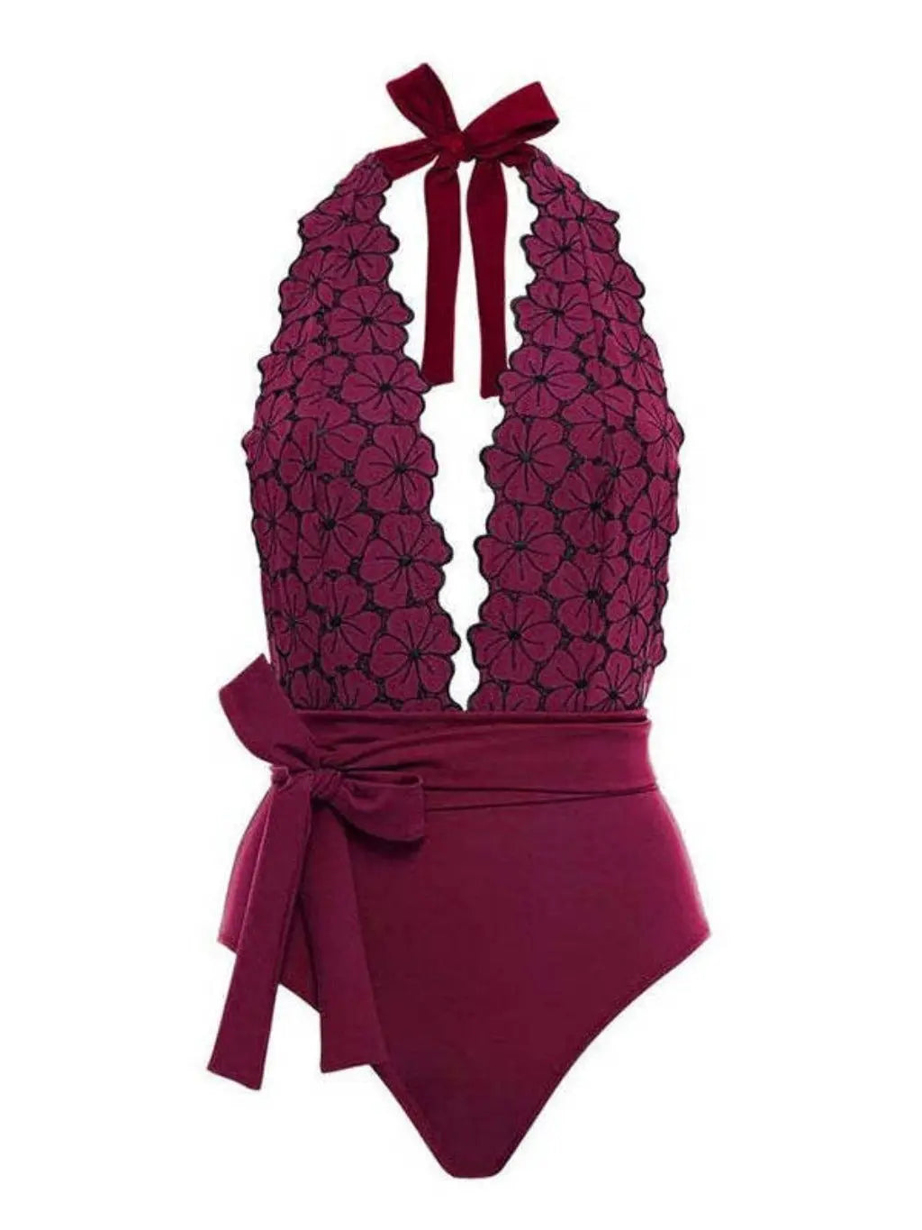 Floral Garden Swimsuit Swimsuit Epicplacess M Green 