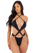 Adalina Cut Out Swimsuits -Black swimsuits Epicplacess   
