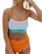 Heavenly halter High Waist Bikini Swimsuits swimsuits Epicplacess S Orange 