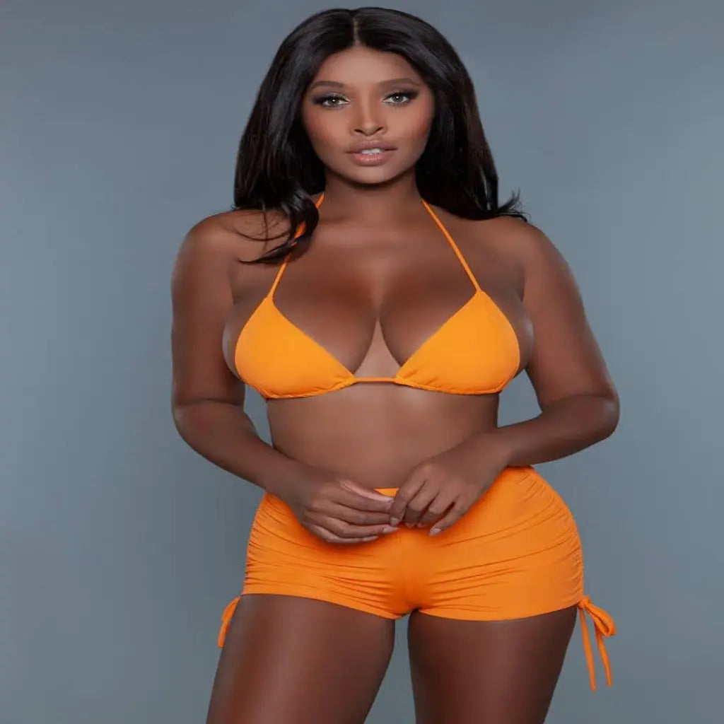 Leigh With Love 2 Piece Bikini - Orange Swimwear Epicplacess S Orange 