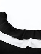 Ruche One Shoulder Bikini Swimwear Epicplacess Large Black 