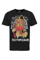 Samurai Bear Short Sleeve Tee - Black T Shirt Epicplacess   