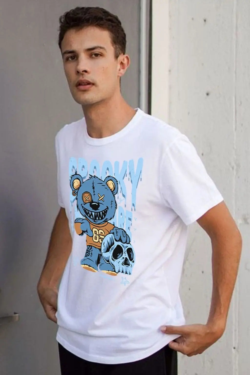 Spocky Jam Bear Short Sleeve Tee T Shirts Epicplacess L White 