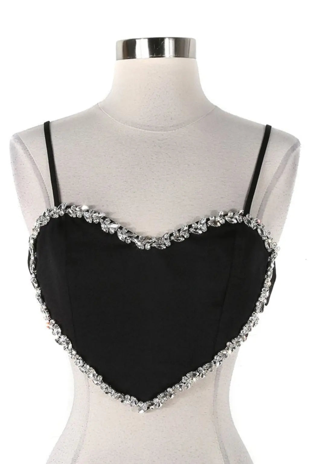 Stone Tailored Look Stretch Woven Crop Top - Epicplacess