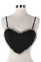 Stone Tailored Look Stretch Woven Crop Top - Epicplacess