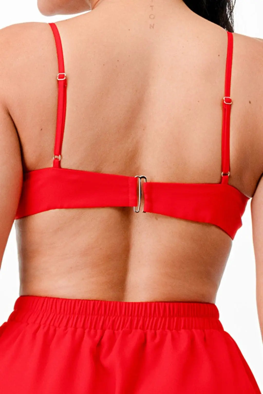 Stone Tailored Look Stretch Woven Crop Top - Epicplacess