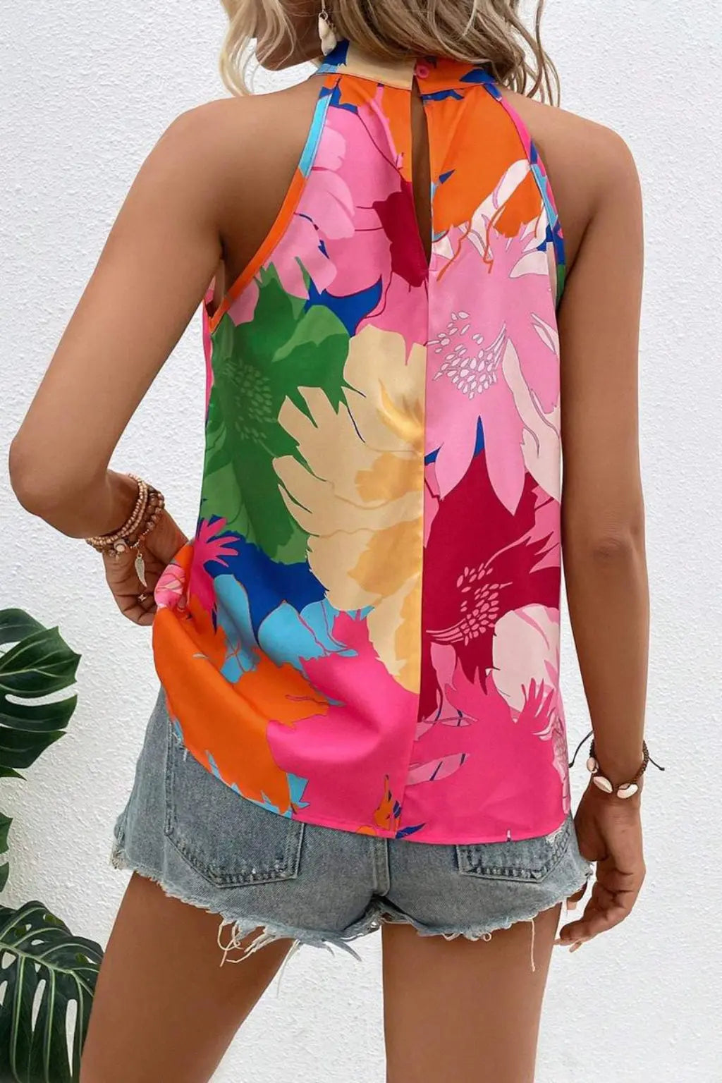 Sky Floral Is The Limit Blouse Top - Epicplacess