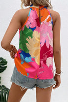 Sky Floral Is The Limit Blouse Top - Epicplacess
