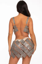 Cross Verva Metallic Mesh Two Piece Set - Epicplacess