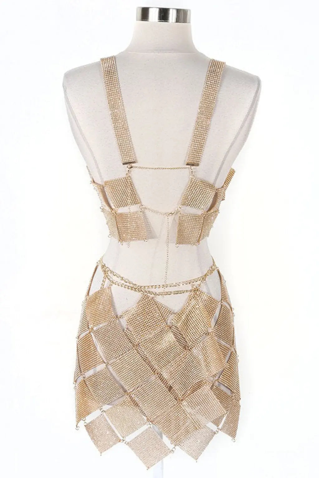 Cross Verva Metallic Mesh Two Piece Set - Epicplacess