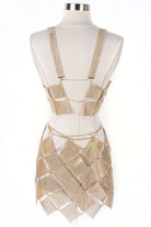 Cross Verva Metallic Mesh Two Piece Set - Epicplacess